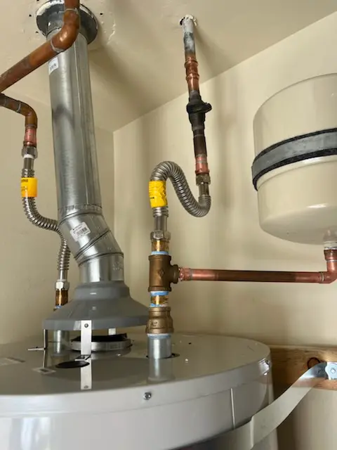 Water heater installation and plumbing repair in Robinson Ranch